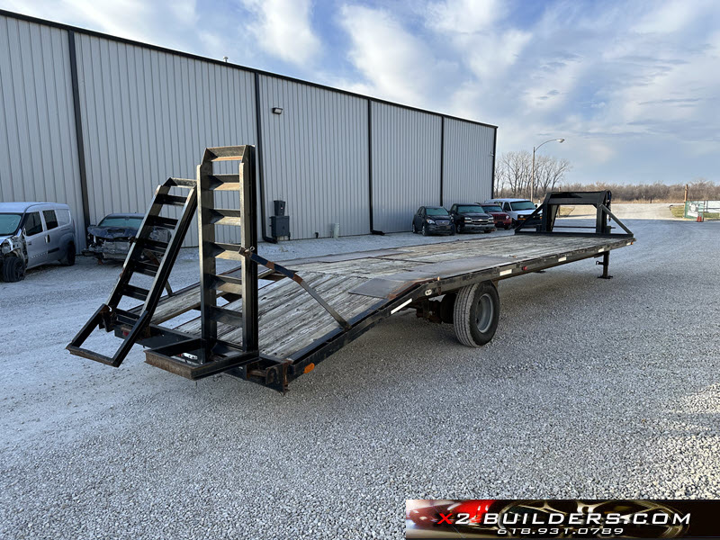 2002 Goose Neck Flatbed Trailer